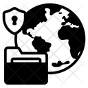 Worldwide Data Global Data Data Protection Icon