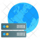Global Server Global Database Datacenter Icon