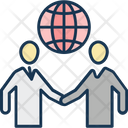 Global Deal International Business Deal Icon