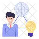 Global Education Idea Icon
