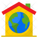 Global House Eco House Home Icon