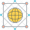 Global Infrastructure Integration Interface Icon