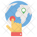 Global Location Search Engine Marketing Seo Icon