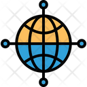 Global Locations Global Navigation Global Positioning System Icon