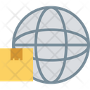 Global Logistics Box Parcel Icon