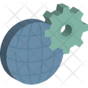 Communication Global Management Network Icon