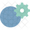 Communication Global Management Network Icon