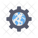 Global Management Global Configuration Setting Icon