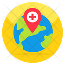 Global Medical Location Icon