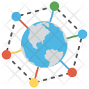 Global Network Connections Icon