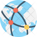Global Network Communication Icon