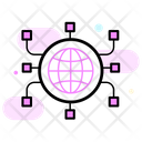 Global Network Global Connections Internet Icon