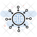 Grid Globe Global Network Communication Network Icon