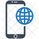 Mobile Global Phone Icon