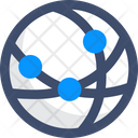 Global Networkv Global Network International Connection Icon