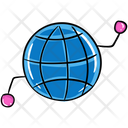 Global Network Www Global Communication Icon
