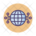 Global Network Connection Global Icon