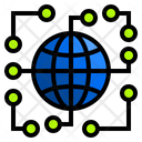 Global Network Earth World Icon