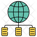 Global Network Global Connections Worldwide Network Icon