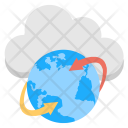 Global Network Cloud Icon