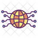 Iglobe Global Networking Globe Connection Icon