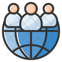 Global Partner World Globe Icon