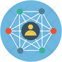Global Person Network Icon