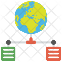 Global Web Hosting Icon