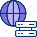 Global Server International Server Globe Server Icon