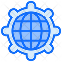 Global Settings Global Configuration Globe Setting Icon