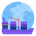 Global Shipping International Shipping Shipping Icon