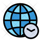 Global Time Standard Time Internet Icon