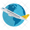 Global Traveling World Tour Round The World Icon