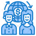 Global User Man Woman Icon