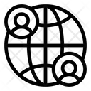Global Users  Icon