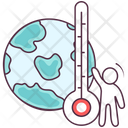 Global Temperature Global Warming Earth Temperature Icon
