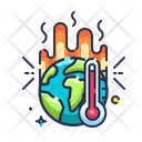 Global Warming Climate Global Icon