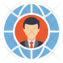 Globalization Global Man Icon