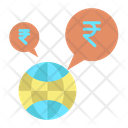 Globally Financial Rupee Icon