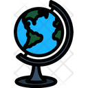 Globe Discovery Continent Icon