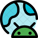 Globe Android Icon