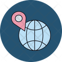 World Map Earth Icon