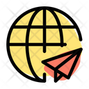 Globe Send Icon