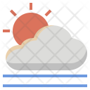 Gloomy Fog Sun Icon