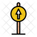 Go Straight Straight Sign Straight Icon