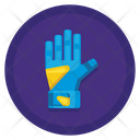 Goal Keeper Glove Golly Glove Ball Icon