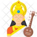 Goddess Saraswati Icon