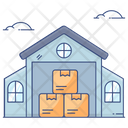 Godown Warehouse Storeroom Icon