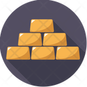 Gold Bullions Precious Icon