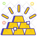 Billions Wealth Gold Stack Icon